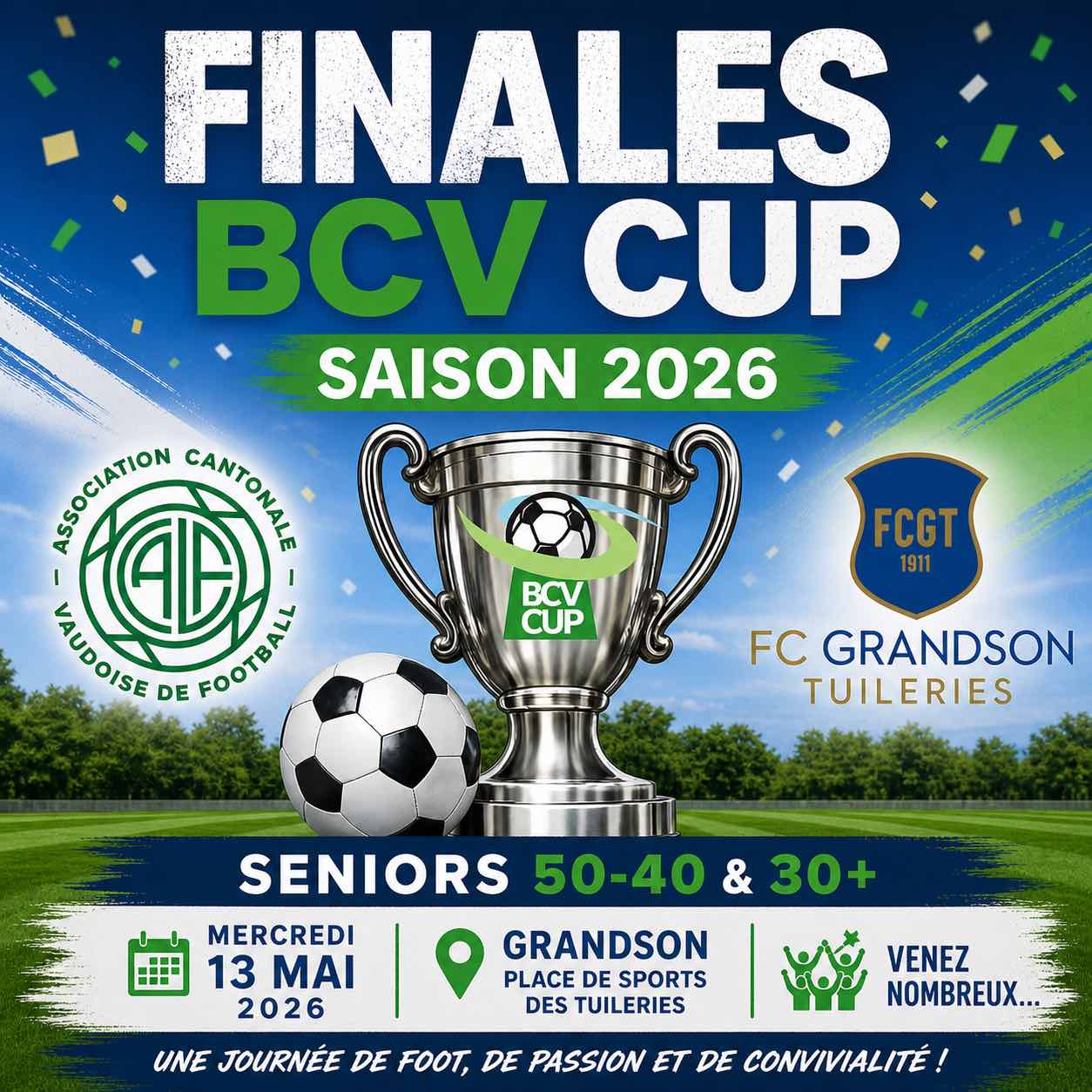 Finales BCV CUP au FC Grandson-Tuileries