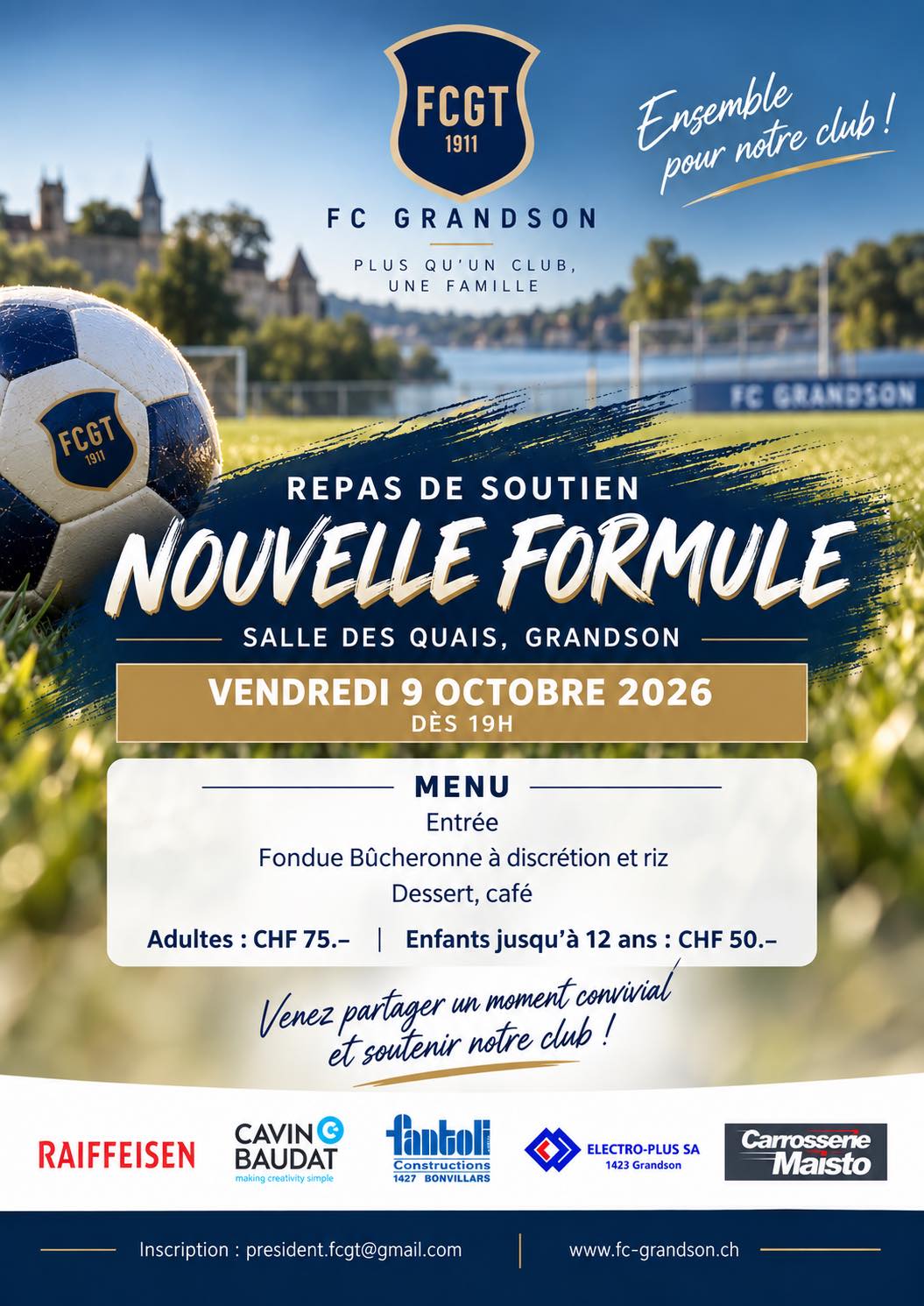 Repas de soutien du FC Grandson